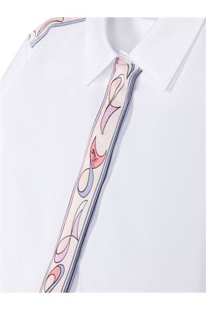 White cotton shirt EMILIO PUCCI KIDS | PS5A10P0013100